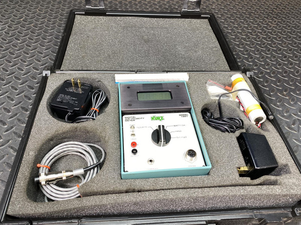 Kurz 1441-5 Digital Air Velocity Meter w/ Probe Kurz 1441-5