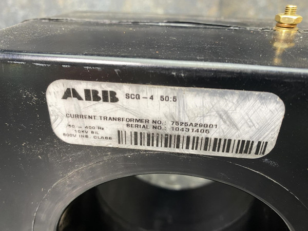 ABB SCG-4 50:5 Current Transformer Monitor7525A29G01 ABB