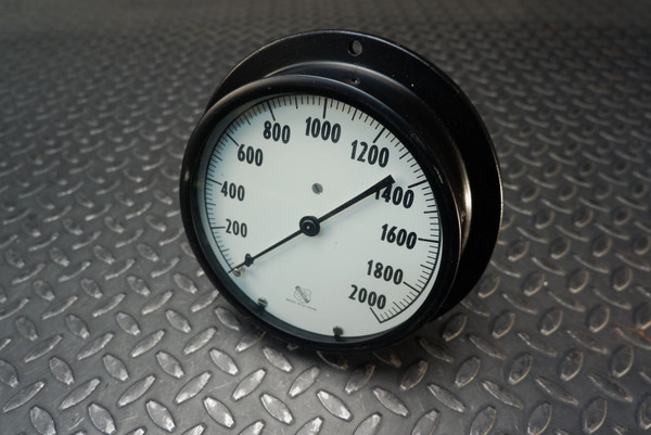 Ashcroft Duragauge 0-2000 PSIG Pressure Gauge 6" Face, 1/2" NPT Ashcroft 0-2000 PSIG