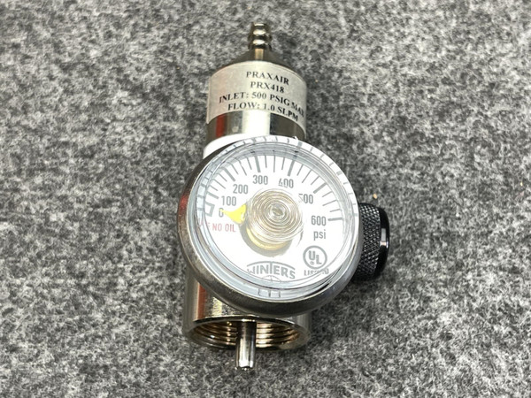 Praxair ProStar PRX418 500 PSIG Regulator, Inlet 1.0 SLPM -Unused Praxair PRX418