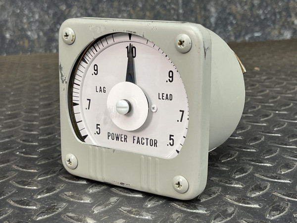 A&M Instruments 1014 3 Type Power Factor Panel Meter (Steam Punk) A&M Instruments 1014 3 Type
