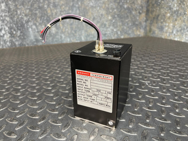 Abbott C8D7.5 Transistor Output 8VDC 7.5A, Input 24 to 30 VDC Abbott C8D7.5