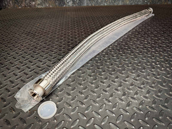 Agilent Varian 36" NW25 KF Braided Flex Coupling KLB01003600 - Unused, Free Ship Varian KLB01003600