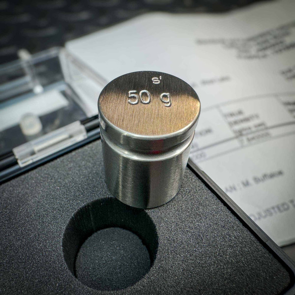 Laboratory Grade Rice Lake 50g Class 3 Calibration Weight, 13186 Rice Lake 13186