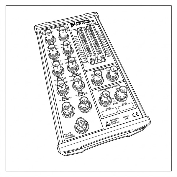 National Instruments NI BNC-2110 Terminal Block, 185124E-01