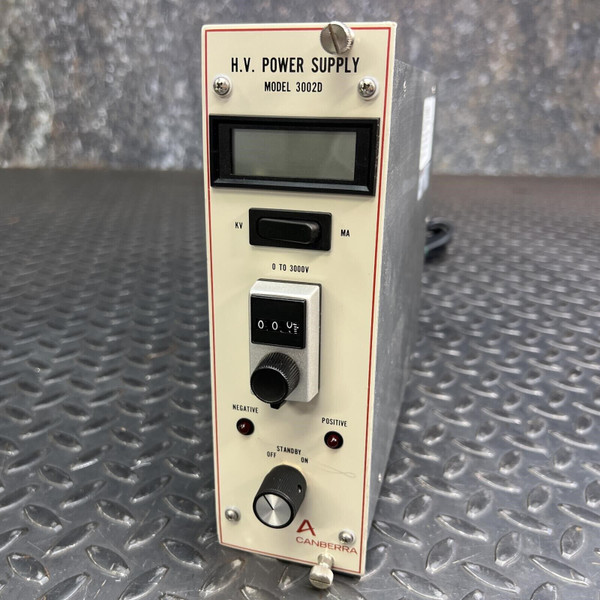 NIM BIN Module Canberra 3002D High Voltage Power Supply ±3kV