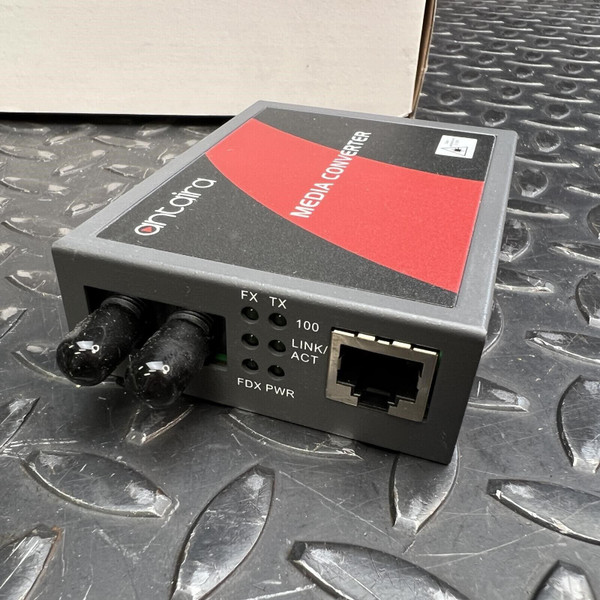 2 pack,  Antaira FCU-100ST-S3 Fiber to Ethernet Media Converter