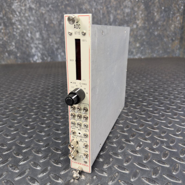 NIM BIN Module Canberra 8715 ADC Converter for Spectroscopy