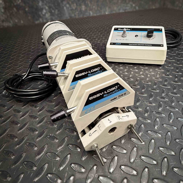 Masterflex Pump Drive 7553-71, 7553-70 Controller, 7518-10 Heads