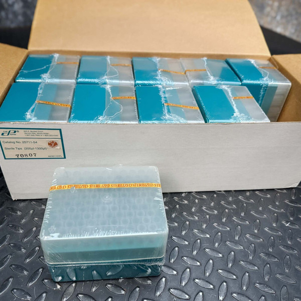 Cole-Parmer 200µL-1300µL Disposable Pipette Tips, Case of 1000