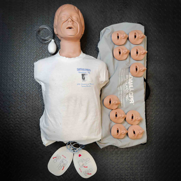 Simulaids Adam CPR Manikin with Extra Face Pieces