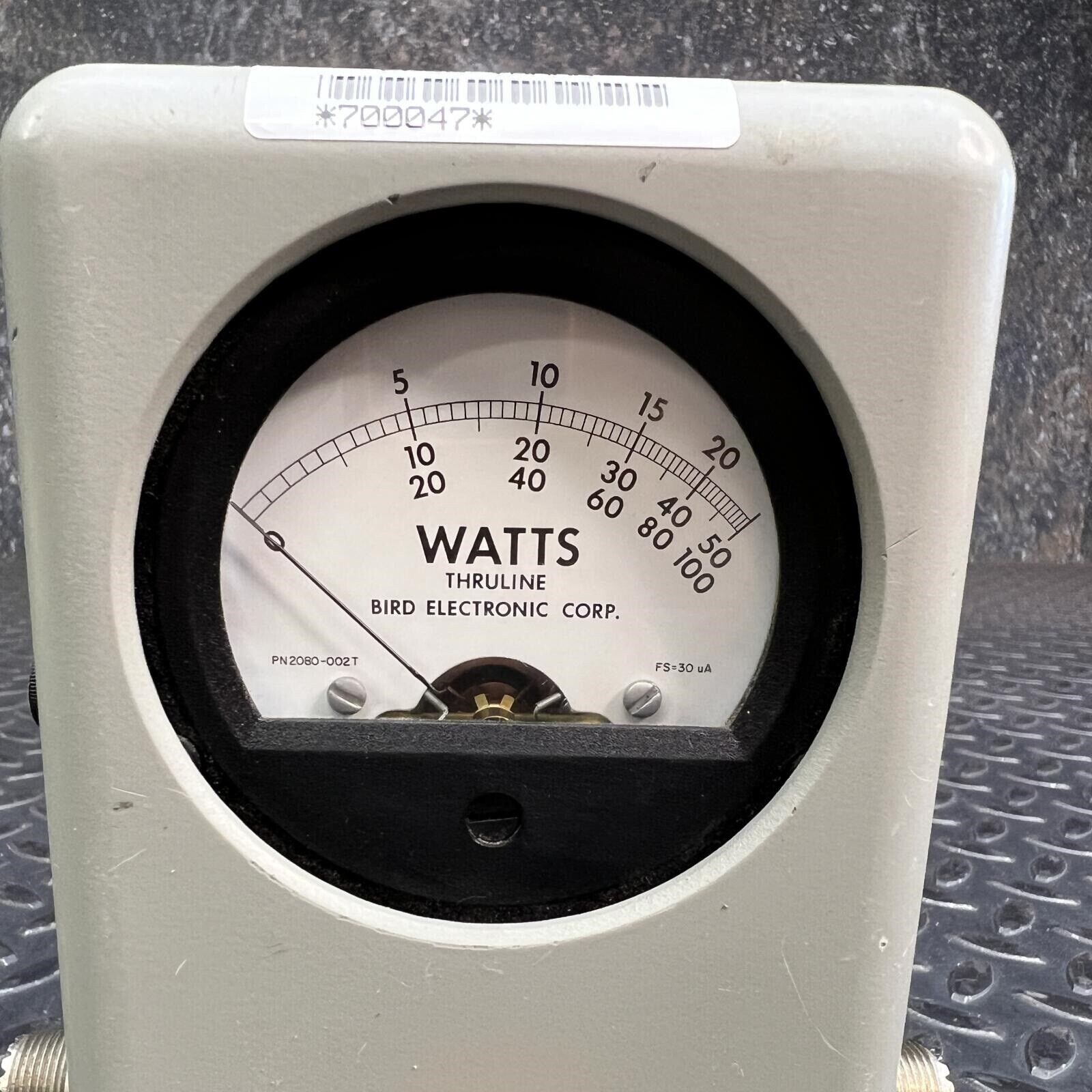 Bird 43 RF Wattmeter with 10C 10E 100D Slugs