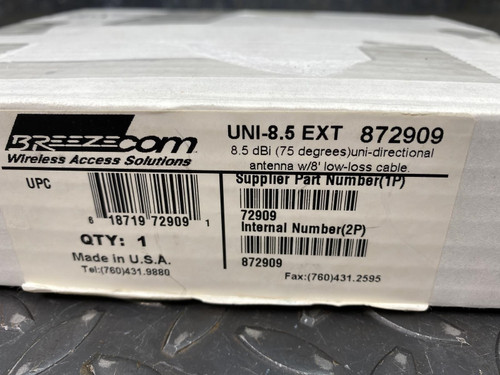 BreezeCOM 872909 Uni-8.5 EXT Antenna For BreezeNet D