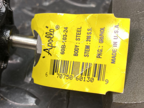 Apollo 60B-103-24 1/2" Globe Valve -New