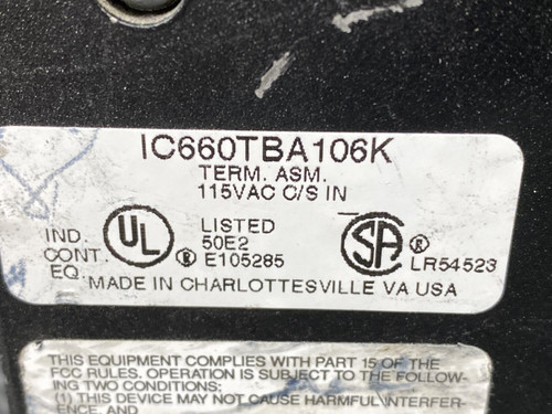 GE Fanuc IC660TBA106K I/O Module IC660EBA106M