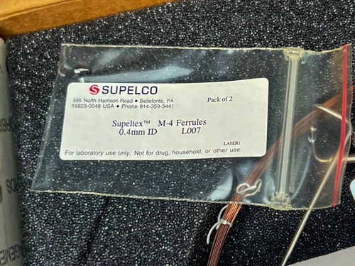 Supelco PTA-5 Fused Silica Capillary GC Column, 22m x 0.25mm, 0.5µm - Open Box