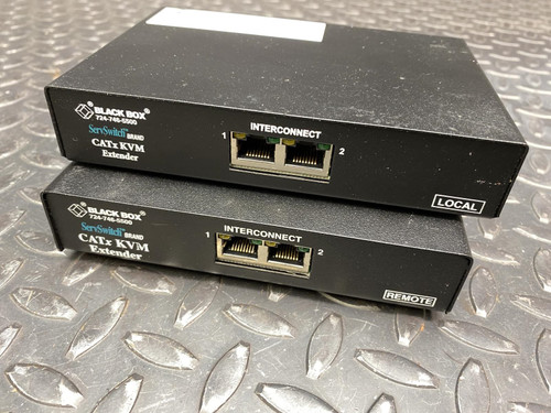 Black Box ServSwitch CATx KVM Extender Local & Remote Part No: ACU2201A-R2 Blsck Box