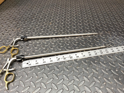 Lot of 2 Snowden-Pencer Diamond Jaw 90-3010 Babcock Style Laparoscopic Grasper