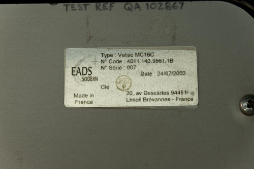 EADS Sodern Genie 16 Valise MC16C Portable Neutron Detector Controller