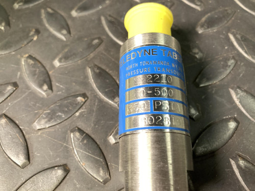Lot of 2 Teledyne Taber Pressure Transducers Model 2210, 0-500 - Open Box