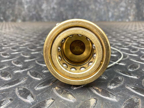 Hansen/Eaton Series B6-HKP Brass Coupling w/ 3/4" Quick Connect Hose Coupling