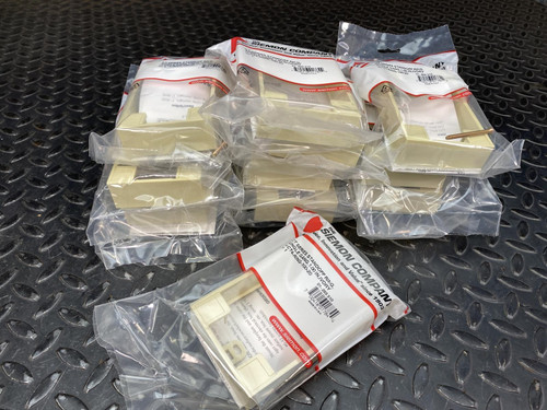 Lot of 9 Siemon Company CT4-RING-100-20 CT Series Stand-Off Ring 1" Single Gang