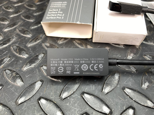 Microsoft 1553 Surface 3, Pro, Pro 2,, Pro 3, Mini DisplayPort to HD AV Adapter