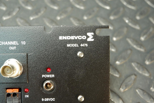 Endevco 4475 Isotron Conditioner for Accelerometer, 10 Channel Rack Mount