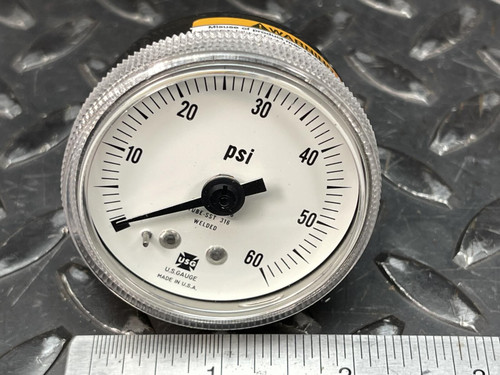 Ametek P1535 Corrosion Resistant Gauge 60 PSI 2" Face 1/4" CBM Connector NEW