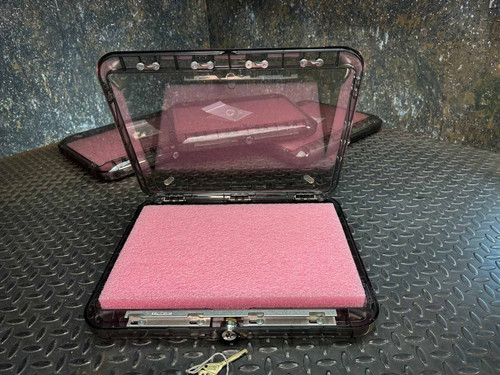 Vintage General Dynamics OPSEC Polycarbonate Locking Laptop Shell