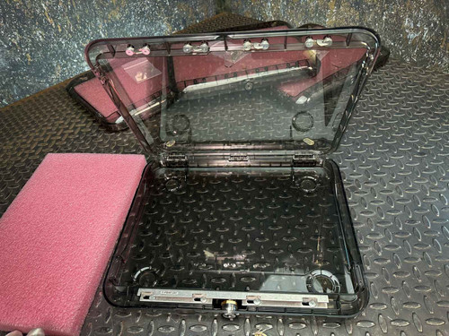 Vintage General Dynamics OPSEC Polycarbonate Locking Laptop Shell