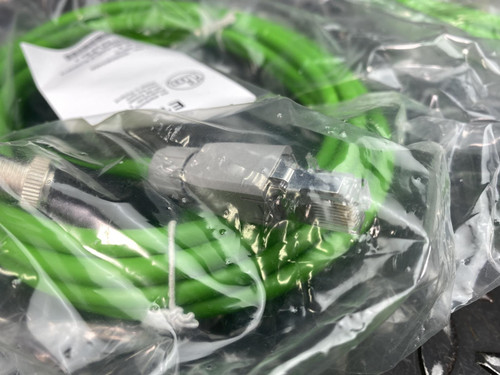 Lot of 3, IFM E12283 Crossed Cable RJ45 to M12 M/M Cable 5 Meter Long