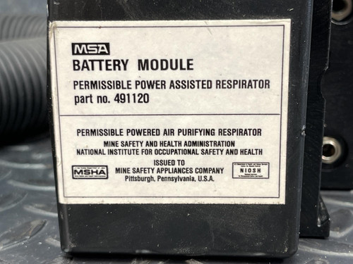 MSA 7-900-1 Permissible Power Assisted Respirator - no Mask or Belt