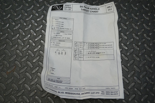 Senett Control B6 Palm Handle B6WD-1 -Unused