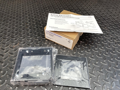 Extron Electronics 60-300-02 Two-Gang AAP Mounting Frame, AAP 102 Black Extron 60-300-02