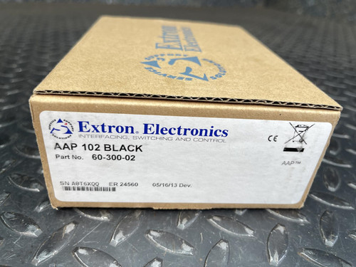 Extron Electronics 60-300-02 Two-Gang AAP Mounting Frame, AAP 102 Black