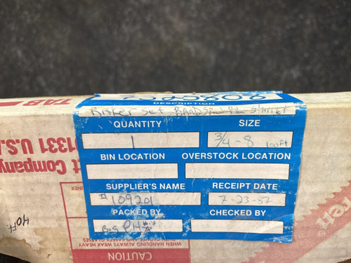 40 Ft. Starrett Flex-Back Band Saw Coil Stock 3/4" x 0.032 8 Tooth