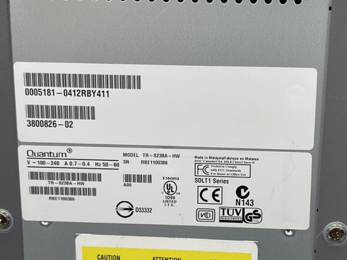 Sun Microsystems SDLT 320 Super Tape Drive SCSI/LVD 160/320GB TR-S23BA-HW