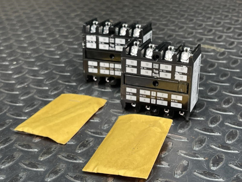Lot of 2 Cutler Hammer ARA40, 766A030G01 4 Pole Relay Control Deck Adder Cutler-Hammer ARA40