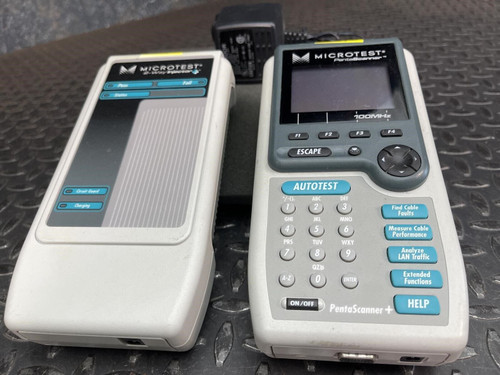 MicroTest PentaScanner + 2-Way Injector w/ Mod 8 Adapters - Cable Testing Solution MICROTEST PentaScanner