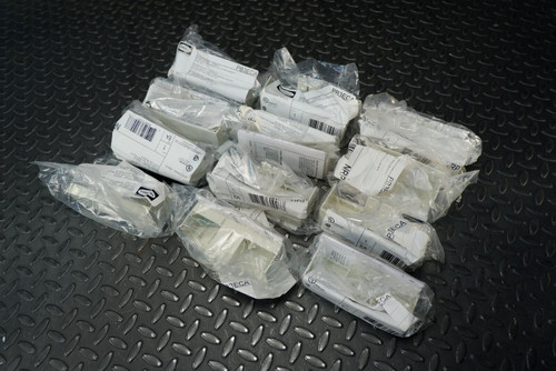 Hubbell PB3ECA Basetrak PB2/3 Raceway Endcap White - Lot of 12 Hubbell PB3ECA