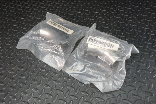 Lot of 2 MKS 1002345WT200 45 Degree Elbow Fitting, Buttweld, 2" O.D., 304SS MKS 1002345WT200