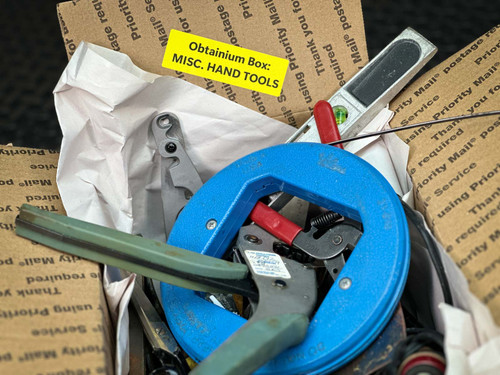 Obtainium Mystery Box: 10+ Lbs. Assorted Hand Tools - Fast delivery from Obtainium Science & Industry Surplus - obtainsurplus.com
