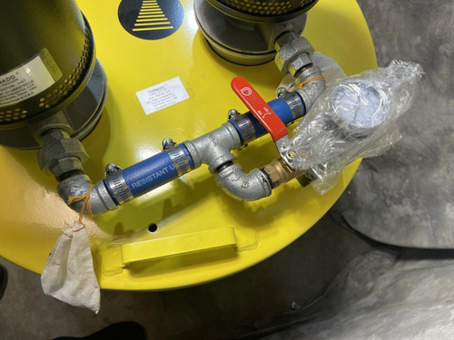 Tornado 95961 Jumbo Vacuum, Dual Venturi, Wet, Pneumatic, 55 Gal Tank w/ Cart