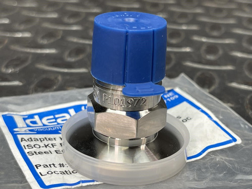 Ideal Vacuum P101972 KF25 to 1/2" Male NPT Adapter Stainless Steel