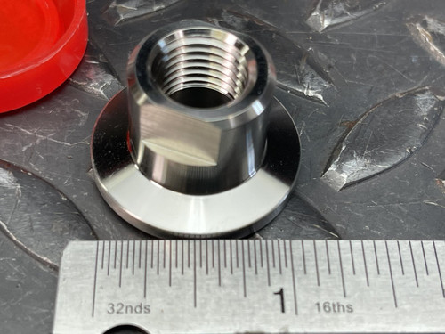 Lot of 5 - MKS 100312301 Flange Adapter, NW16 Flange to 0.25" Female NPT