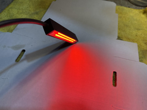 IFM O2D921 RED Bar Light 10x75 RT/0.3M/US 24VDC 617nm Unused, NOS, OEM IFM O2D921