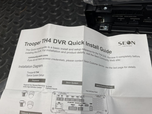 Seon Design TH4P DVR School / Tour Bus Surveillance System Trooper