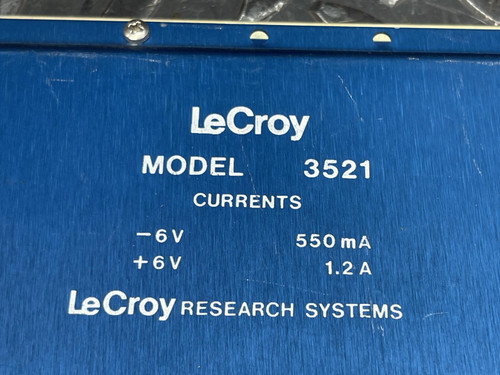 LeCroy 3521 MCS Multi-Channel Scaler CAMAC Module