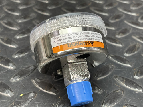 Ametek P1535 Corrosion Resistant Gauge 0-100 PSI 1/4" CBNPT Connector 2" Face